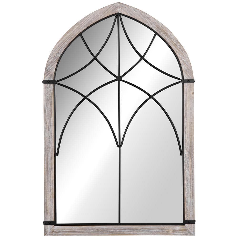 Hot Seller 23.5 in. W x 36.5 in. H Large Farmhouse Decorative Wall Mirror-A