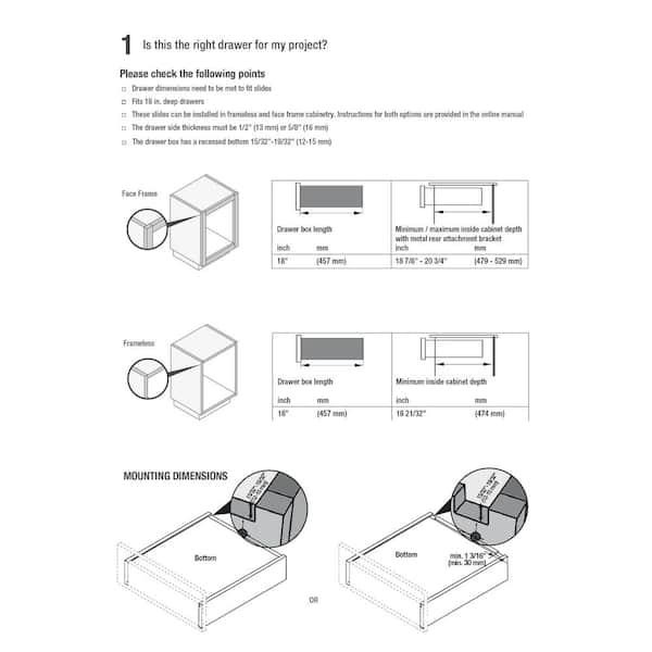 Soft-Close Undermount Drawer Glides - Cabinet Doors 'N' More