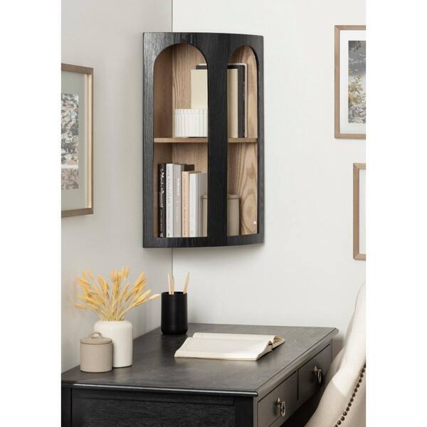 Kate and Laurel Elloree 15 in. W x 11 in. D Natural Wood