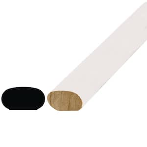 3/4 in. D x 1-3/4 in. W x 96 in. L Pine Wood Finger-Joint Screen Stock Drip Cap Moulding Pack (4-Pack)