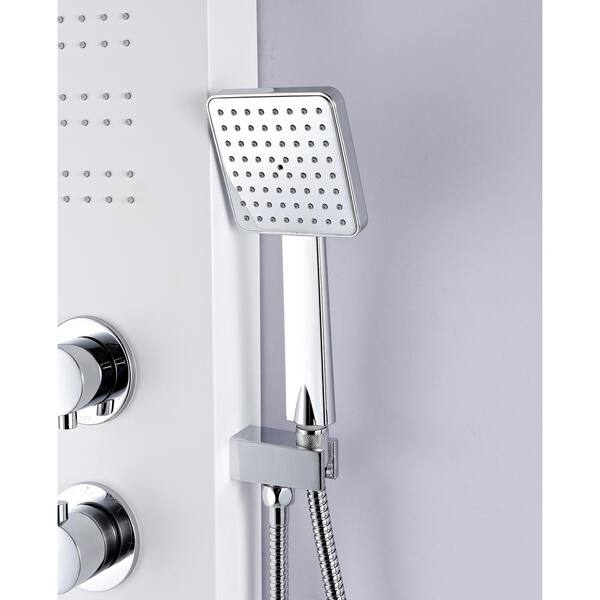 ANZZI ARENA Series 60 in. 2-Jetted Full Body Shower Panel System 