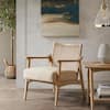 INK+IVY Kelly Light Brown Mid-Century Accent Arm Chair II100-0360