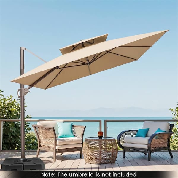blue table patio umbrella Autlaycil 15ft Outdoor Patio Umbrellas3 Tier Vented and Large Market Table  Umbrella - On Sale - Overstock