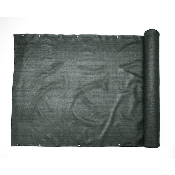 Mutual Industries 68 in. x 50 ft. Green Privacy Fence