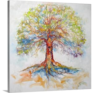 36 in. x 36 in. "Tree Of Life - Hope" by Marcia Baldwin Canvas Wall Art