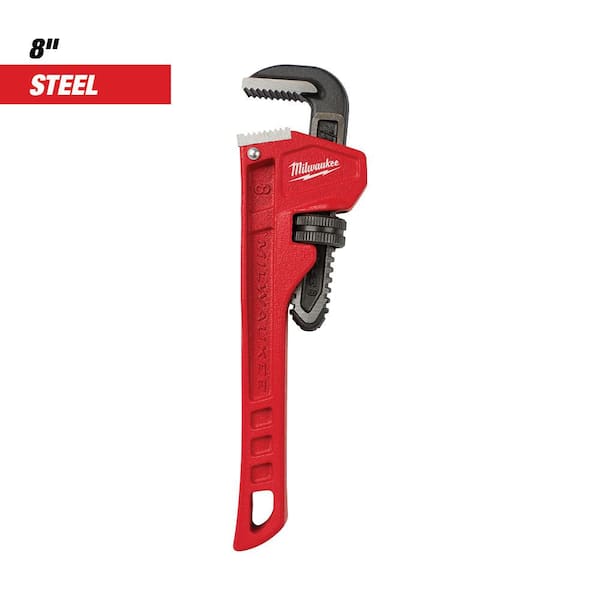Milwaukee 8 in. Steel Pipe Wrench