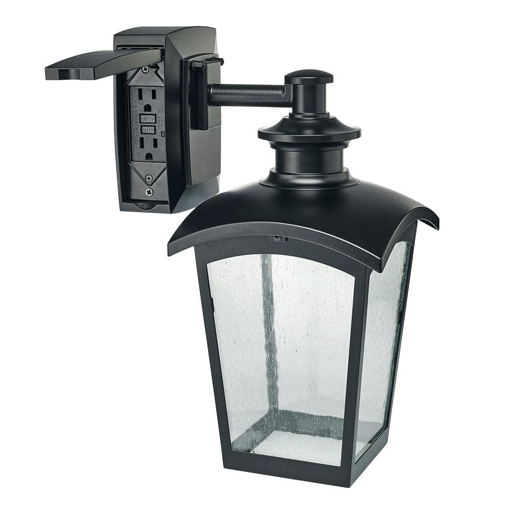 Cast Exterior Lantern Sconce, Outdoor Patio Light With Plug