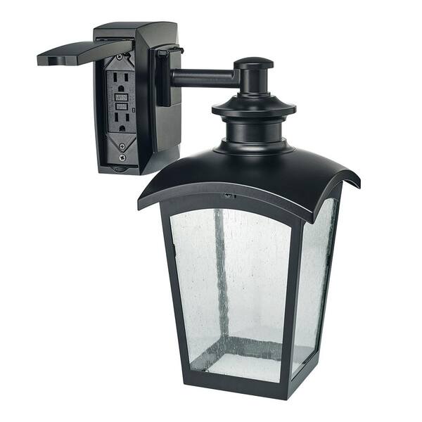 Hampton Bay Cast Exterior Lantern, How To Install A Patio Light Fixture