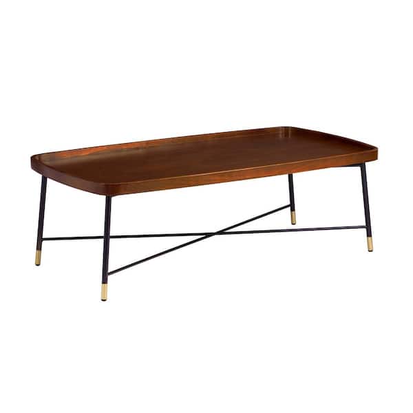 Large Rectangle Wood Coffee Table, Low Large Coffee Table