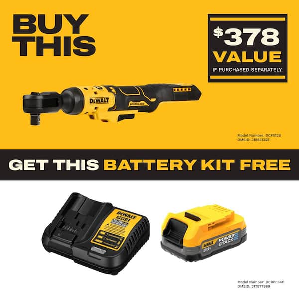 ATOMIC 20V MAX Cordless 1/2 in. Ratchet (Tool Only)