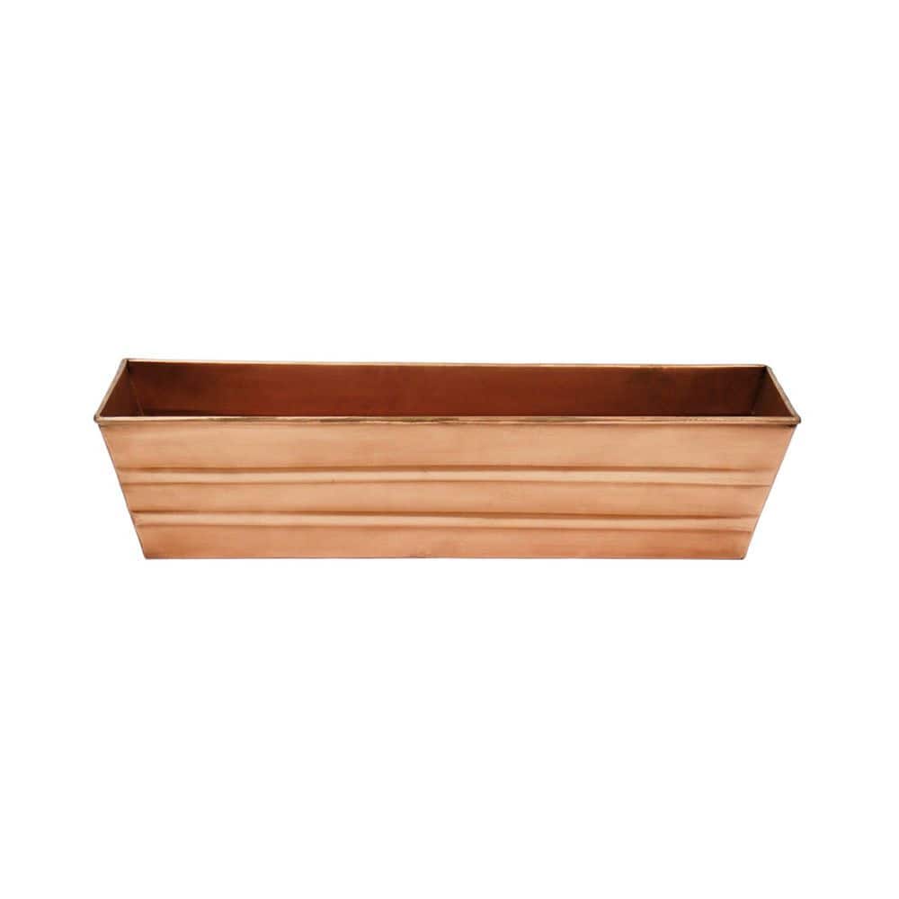 Small Galvanized Steel Flower Box Planter 22 in. Wide Copper Plated price history on PriceWatchPro