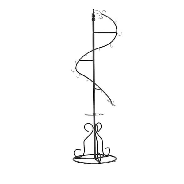 VECELO Spiral Coat Rack, Hall Trees with Hooks and Umbrella Holder ...