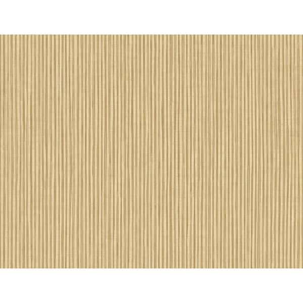 CASA MIA Strie Velvet Imitation Yellow Paper Non-Woven Non-Pasted Strippable Wallpaper Roll (Cover 60.75 sq. ft.)