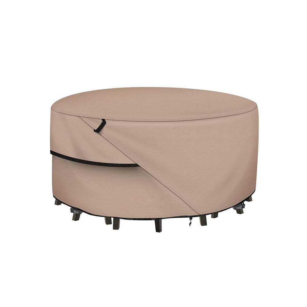 76 Inch Round Patio Furniture Cover - Waterproof Outdoor Table with Chair Set Cover for All-Weather Protection price history on PriceWatchPro