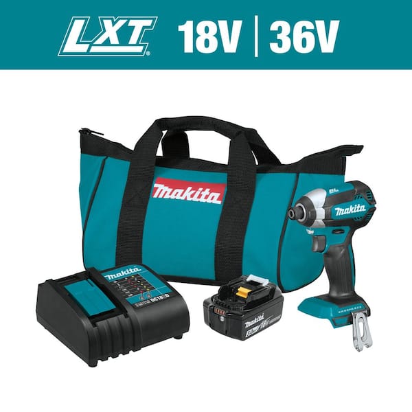 Makita 18V LXT Lithium-Ion Brushless Cordless Impact Driver Kit with (1) Battery 3.0Ah
