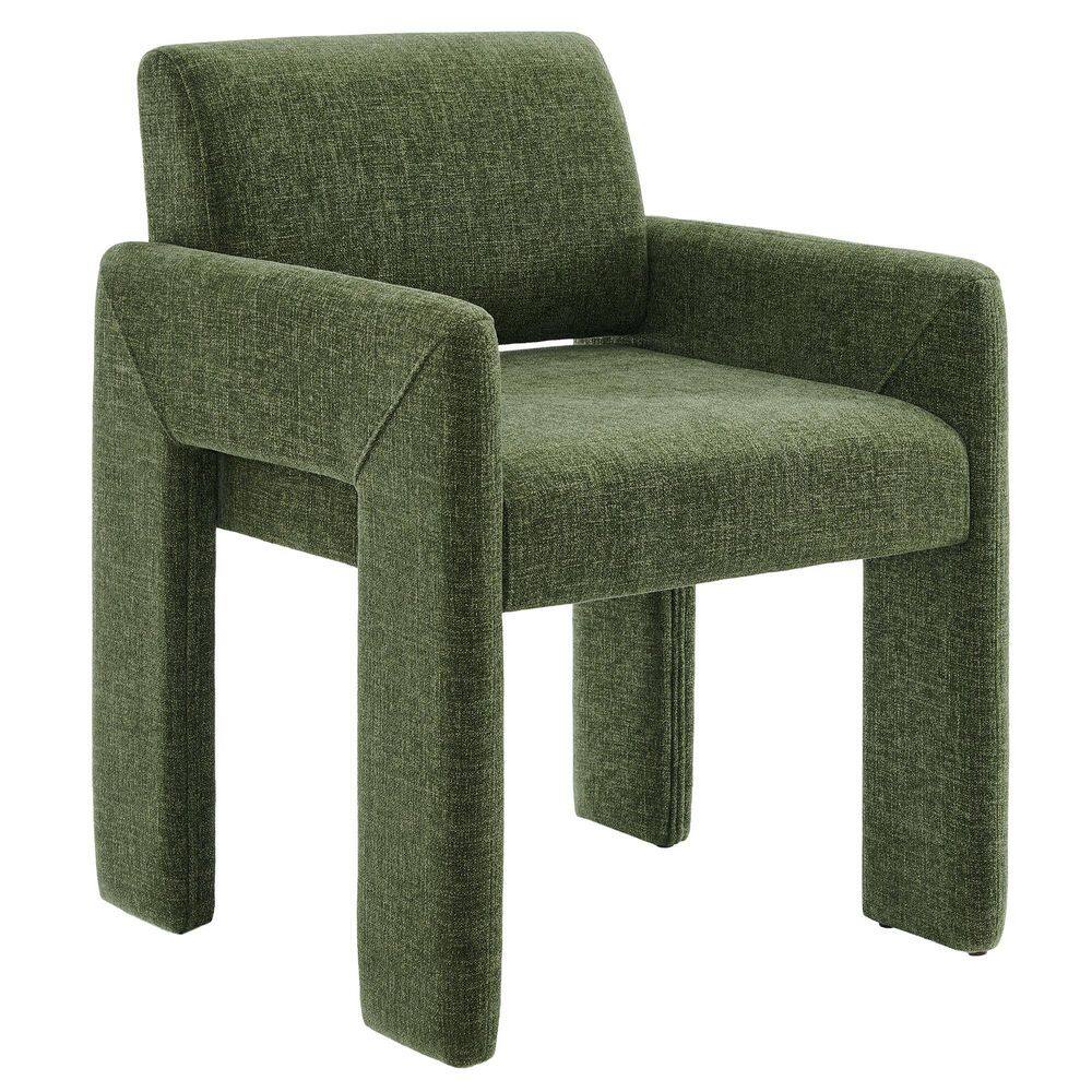 Daven Upholstered Dining Chair in Foliage
