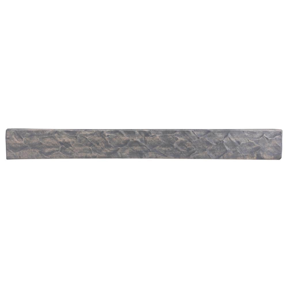 60 in. W x 5.5 in. H x 6.25 in. D Rough Hewn Ash Gray Cap-Shelf Mantel price history on PriceWatchPro