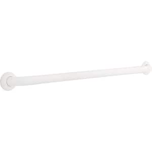 36 in. x 1-1/2 in. Concealed Screw Grab Bar in White