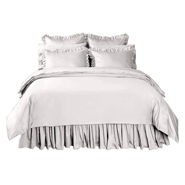 Unbranded Solid Nano White King Duvet