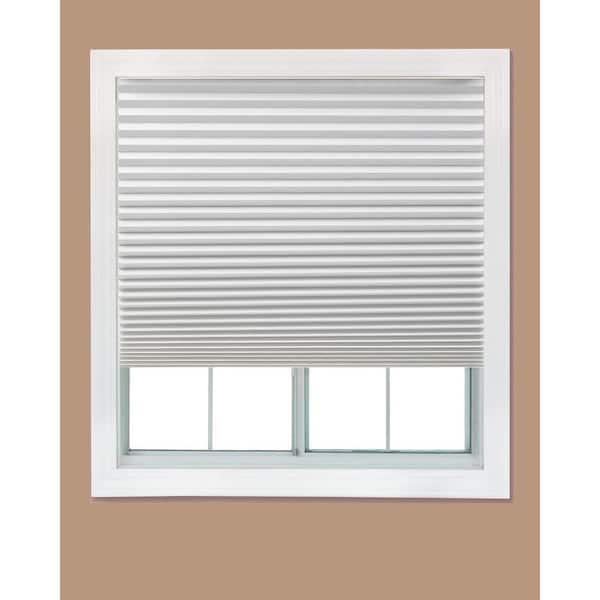 Redi Shade Cut-to-Size White Cordless Light-Filtering Easy to Install  Temporary Shades 36 in. W x 72 3201090 - The Home Depot