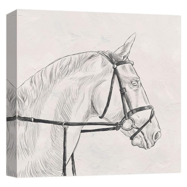 PTM Images Majesty Sketch'' Canvas Abstract Wall Art 15 in. x 15 in.