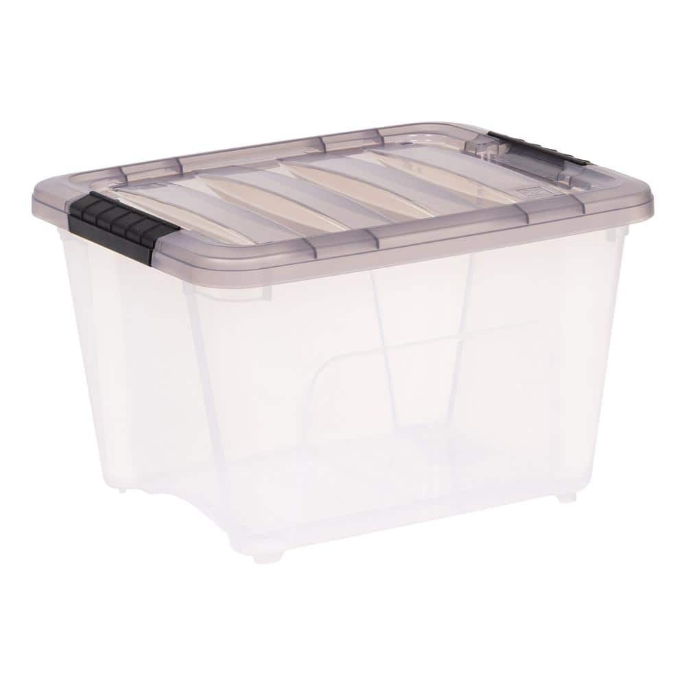 19 Qt./4.75 Gal. Stack and Pull Plastic Storage Box with Latching Lid, Clear price history on PriceWatchPro