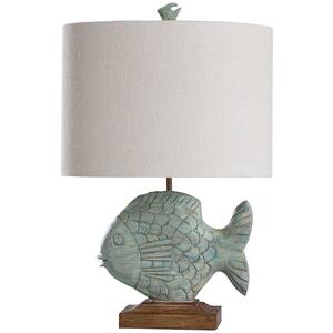Nemo 27 in. Ocean Blue Table Lamp