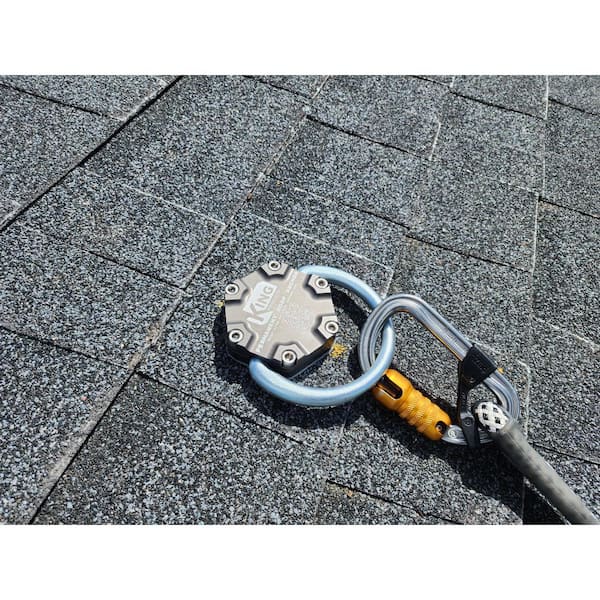 Case of 6-Weatherproof Permanent Roof Anchor for Fall Protection Installs Anywhere on Roof Post-Construction