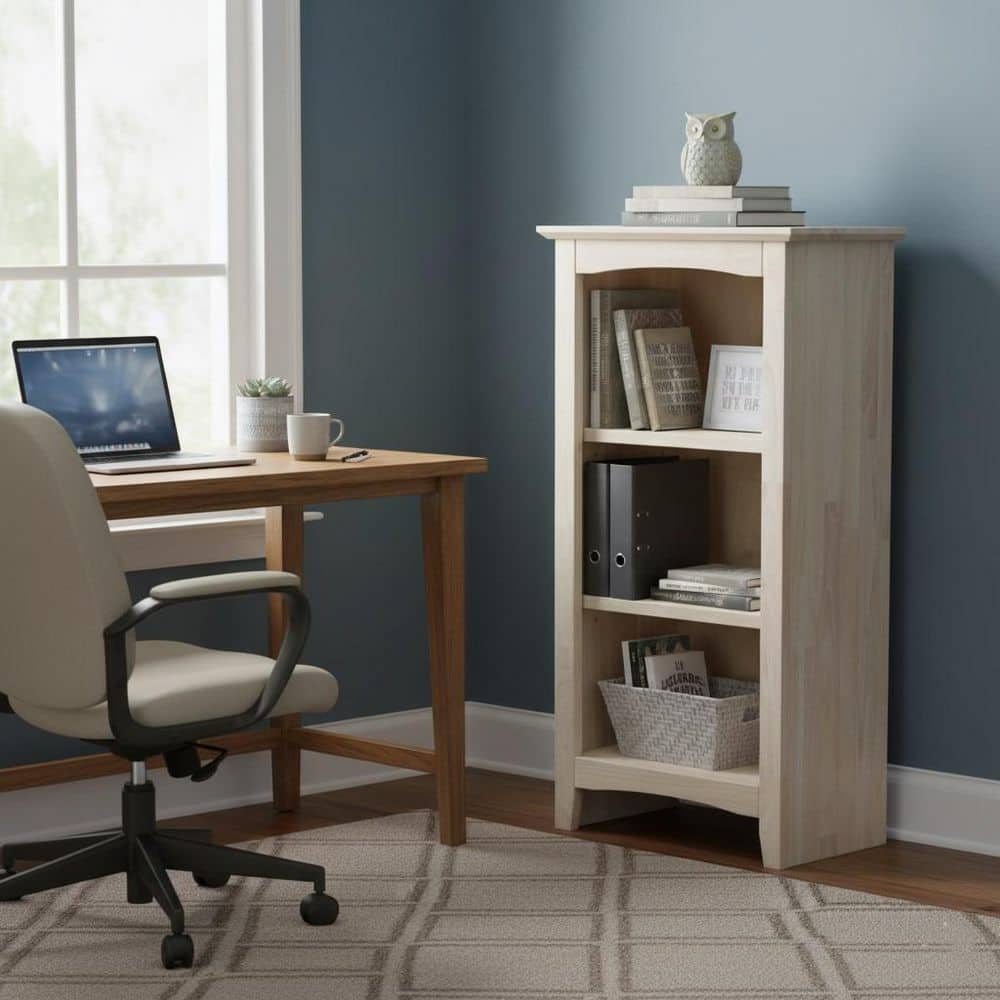 International Concepts Brooklyn 36 in. Unfinished Wood 3 Shelf