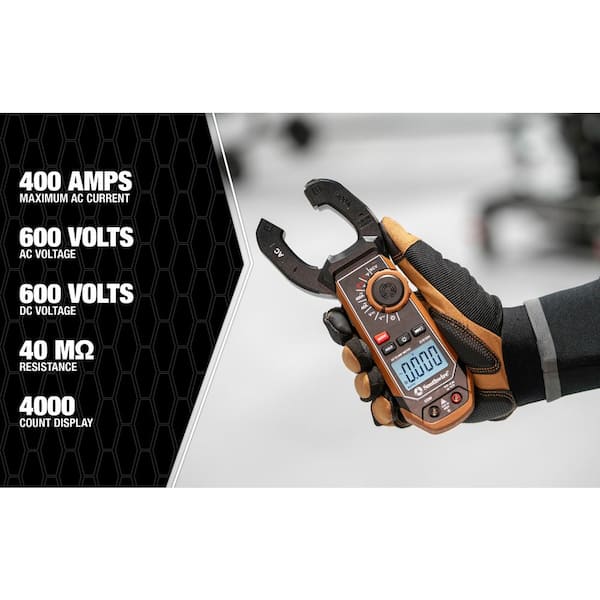 Southwire 400 Amp AC Clamp Meter with Built-In NCV, Worklight and