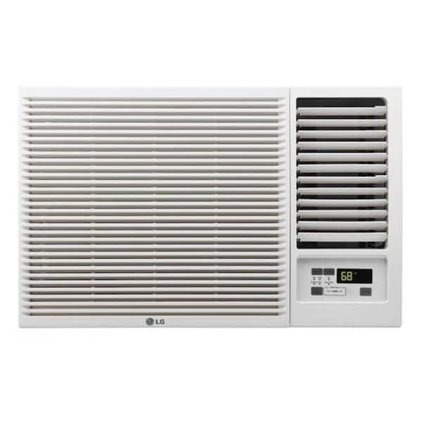 LG 12,000 BTU 230/208-Volt Window Air Conditioner with Cool, Heat and Remote