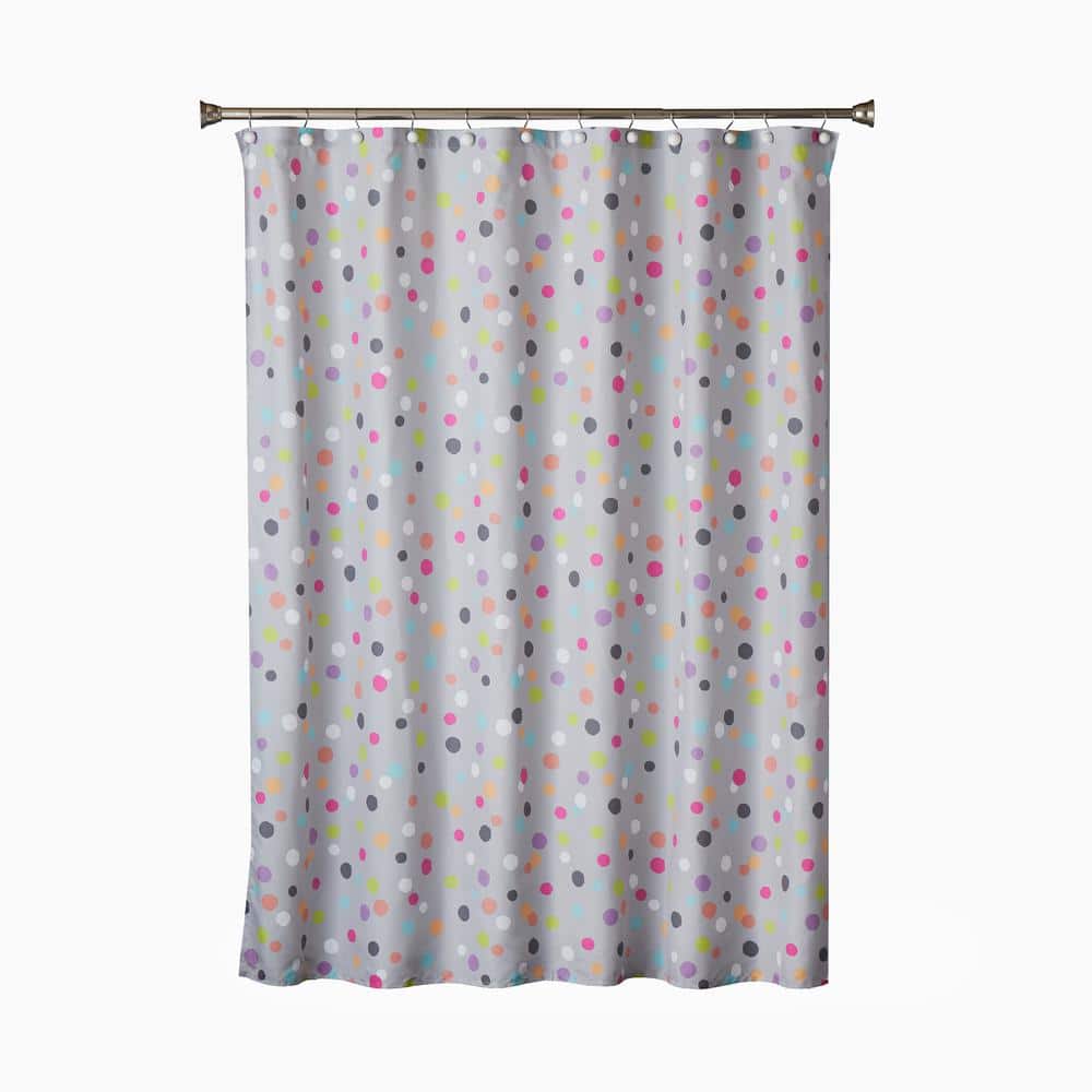 Confetti 72 in. Multi Shower Curtain
