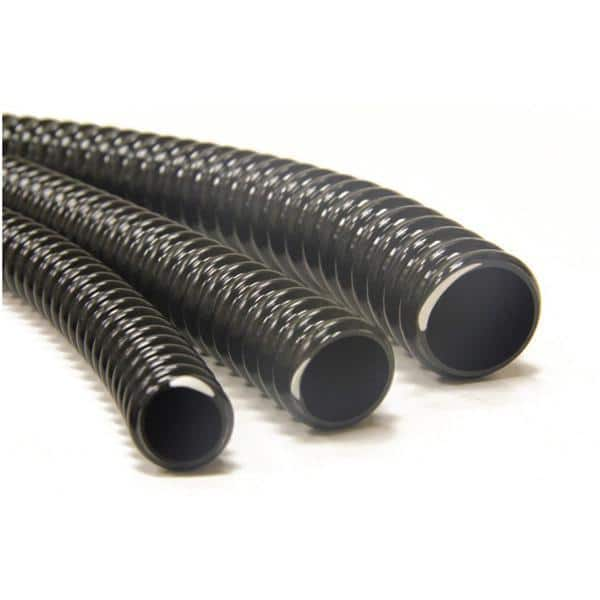 HYDROMAXX 1 in. Dia x 100 ft. Black Flexible Corrugated Polyethylene Split  Tubing and Convoluted Wire Loom BLS0100050 - The Home Depot