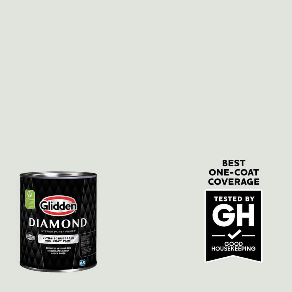 1 qt. #PPG1122-5 Morning Rush Eggshell Interior Paint with Primer price history on PriceWatchPro