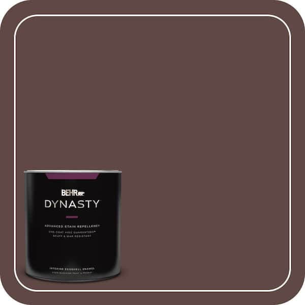 BEHR DYNASTY 1 qt. #710B-7 Rich Mahogany Eggshell Enamel Interior Stain-Blocking Paint & Primer