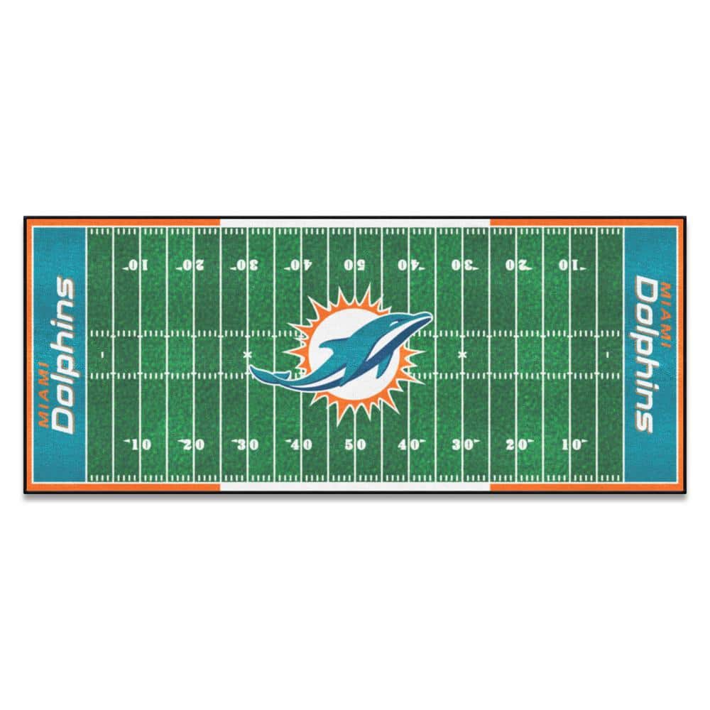 NFL - Miami Dolphins Football Field Runner 30'x72'