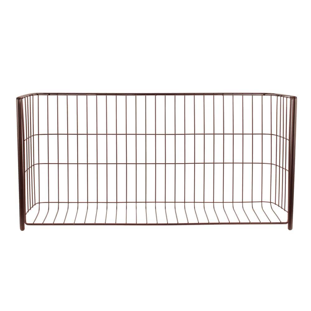 Bronze Over Door Large Steel Storage Basket