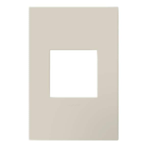 Legrand adorne 1-Gang Oatmeal Decorator/Rocker Plastic Wall Plate with Microban Protection