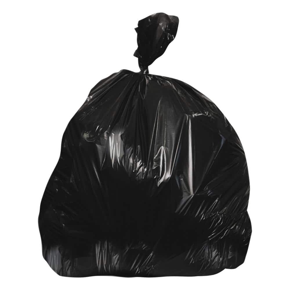 38 in. x 60 in. 60 Gal. 17 mic Black High-Density Trash Can Liners (200/Carton) price history on PriceWatchPro