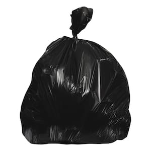 Plasticplace 55 Gallon Trash Bags 1.5 Mil Black Garbage Bags 38 X 58  (75Count) : Health & Household 