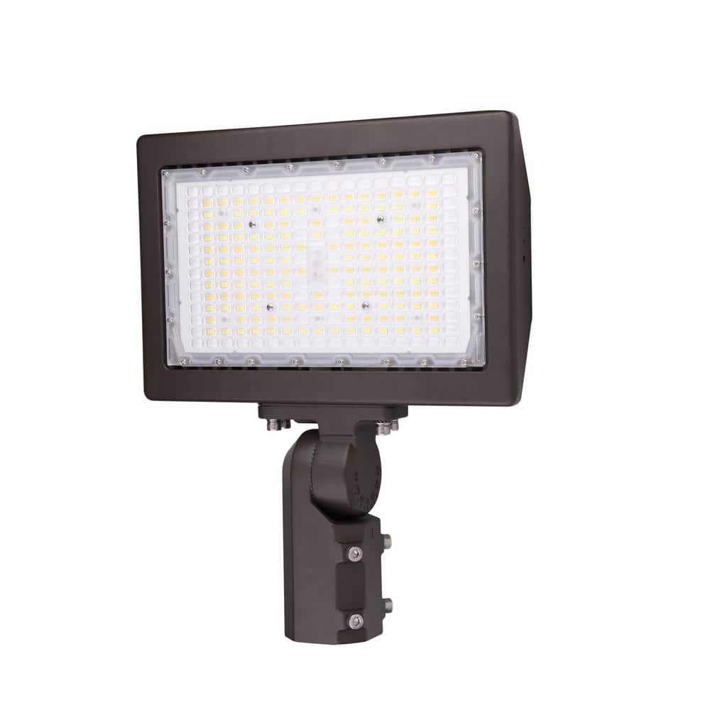 200-Watt Slipfitter Line Voltage Bronze Outdoor Integrated LED Landscape Flood Light, Selectable Color 3000/4000/5000K price history on PriceWatchPro