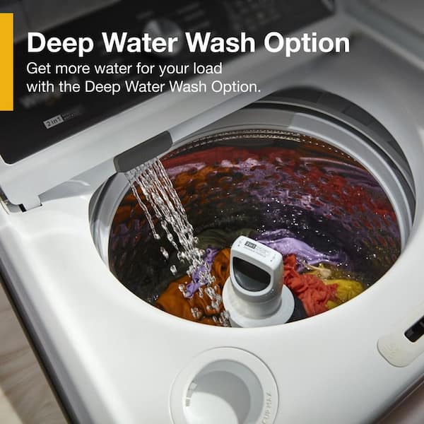 Whirlpool Top Load Washer in White with 2-in-1
