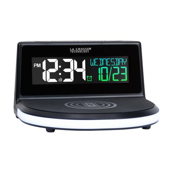 La Crosse Technology Qi-Certified Wireless Charging Alarm Clock 