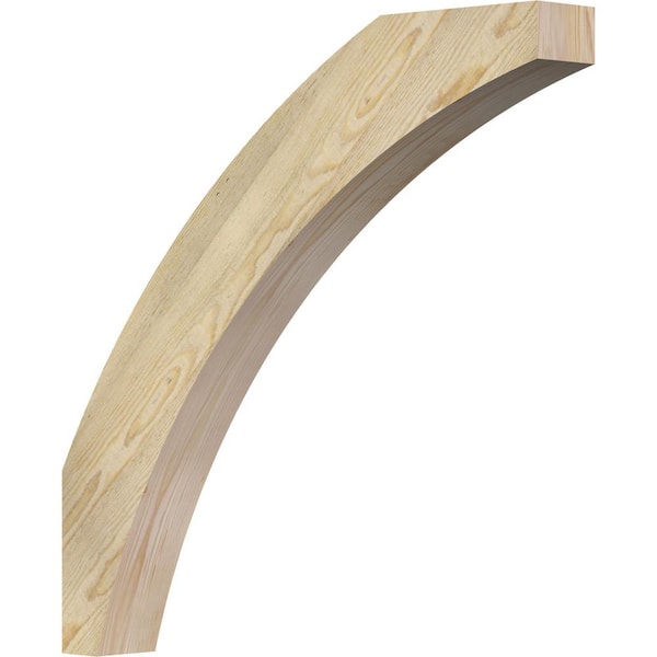 Ekena Millwork 4"W x 30"D x 30"H Thorton Rough Sawn Knee Brace, Douglas Fir