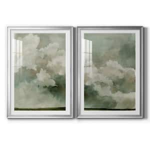 Coming Rain I by Wexford Homes 2-Pieces Framed Abstract Paper Art Print 18.5 in. x 24.5 in.