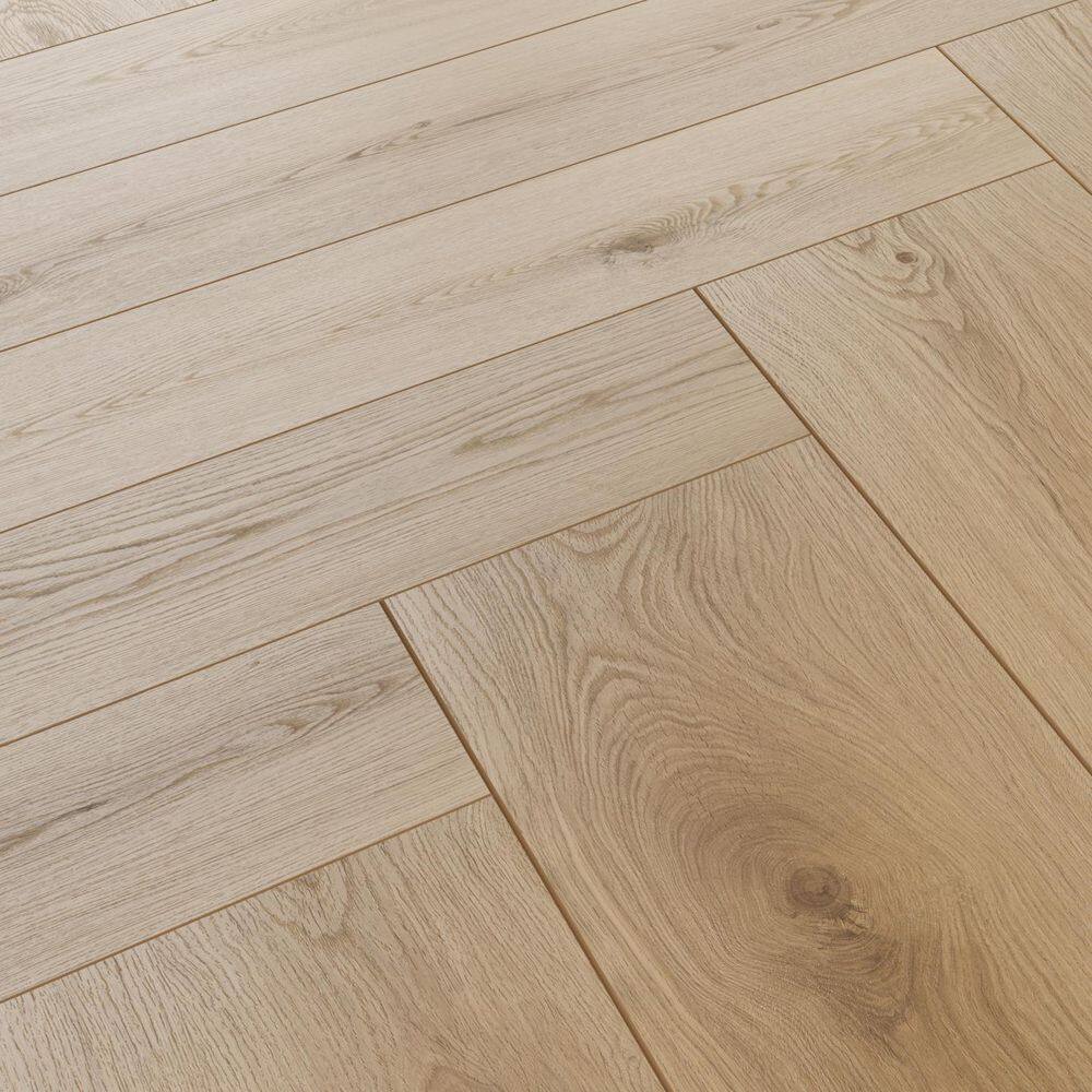 Take Home Sample-AB pattern Herringbone Fortuna Gold Oak 14 mm T AC4 Waterproof Laminate Wood Flooring price history on PriceWatchPro