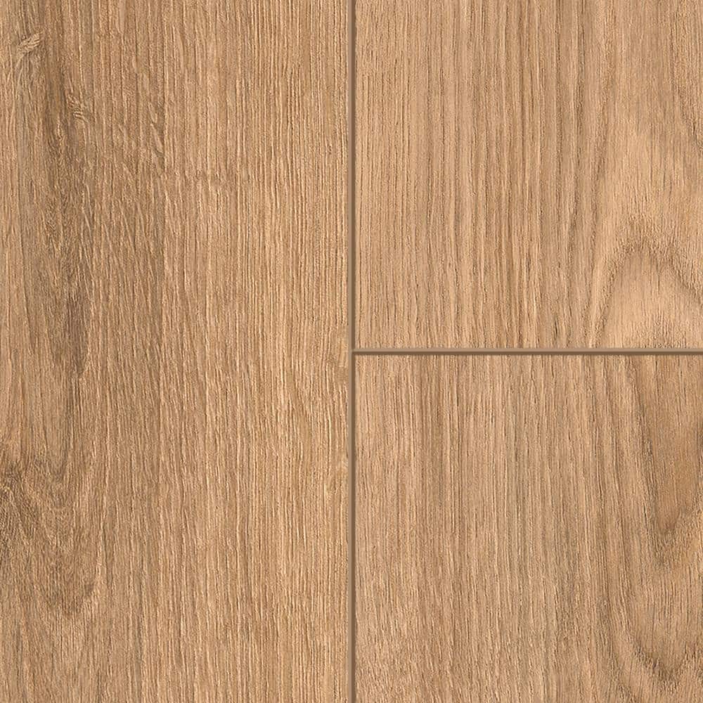 TrafficMaster Take Home Sample - Tully River Oak Water Resistant Laminate Flooring