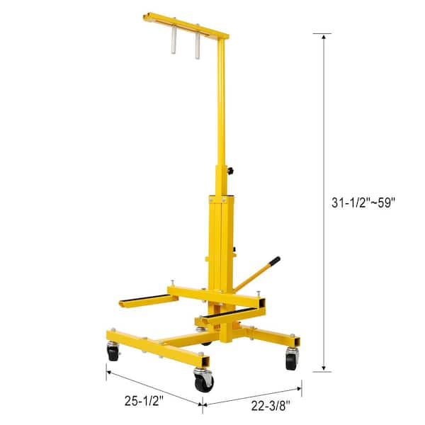 Sudzendf Yellow Steel Hydraulic Door Remover and Installer Jack