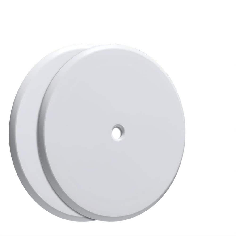 7 in. Decorative Cleanout Access Cover Plate, Stainless Steel Flat Cover Plate with Large Center Securing Screw (2-Pack) price history on PriceWatchPro