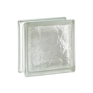 Cortina 4 in. Thick Series 8 in. x 8 in. x 4 in. (8-Pack) Ice Pattern Glass Block (Actual 7.75 x 7.75 x 3.88 in.)